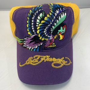 Ed Hardy SnapBack Hat Eagle Motif New Without Tag
